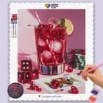 Sommer-Mocktails und Spielkarten