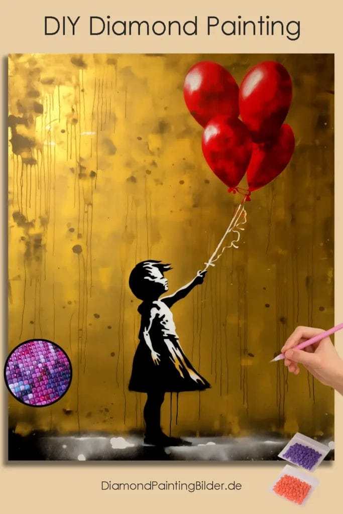Baby Girl with Balloons