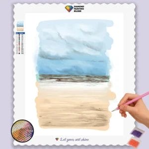 Strandparadies: Blauer Himmel und Sand