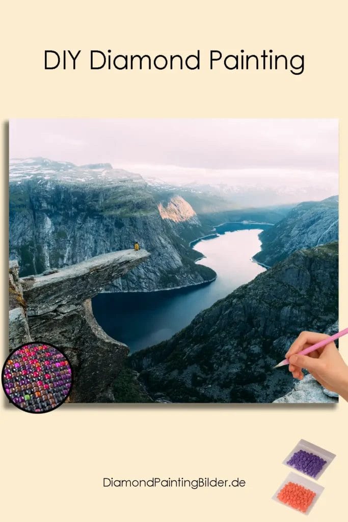 Lake in middle of mountains