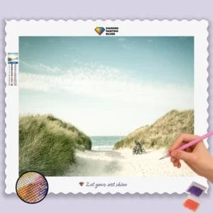 Weg zum Strand