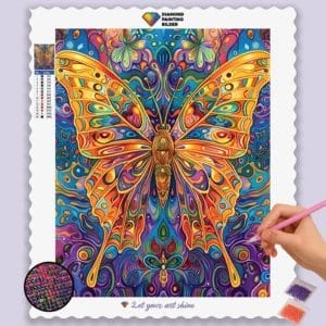 psychedelic butterfly