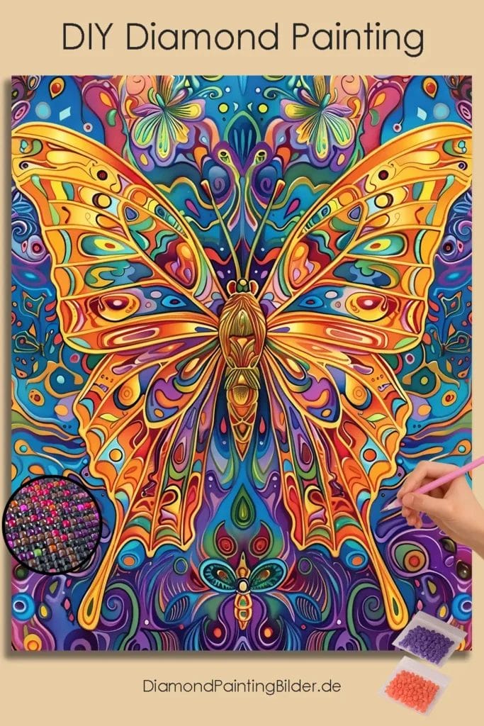 psychedelic butterfly