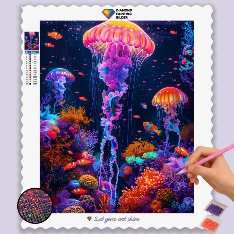 psychedelic jellyfish
