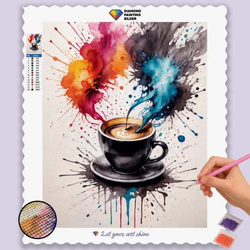 Kaffee-Farbrausch