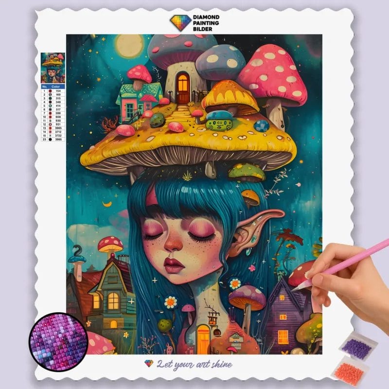 Mushroom House psychedelic World
