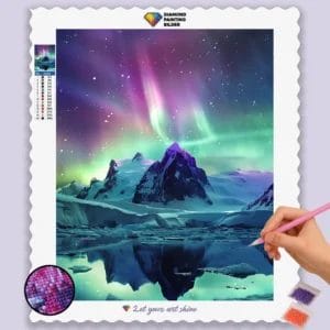 Mountains and Aurora Lights
