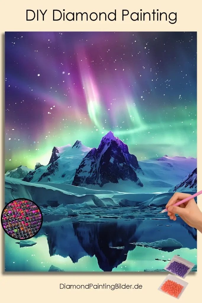 Mountains and Aurora Lights