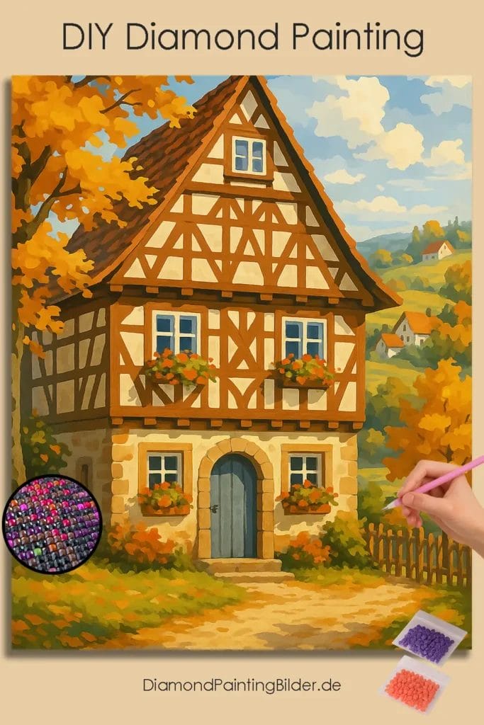 Autumn_Village_with_Half-Timbered_House