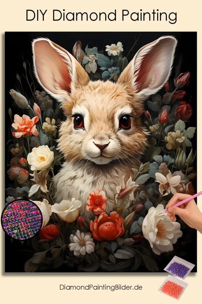 Baby Animals Valentines Day 10315 pin diamond painting paintingscart DIY diamond Painting Bilder