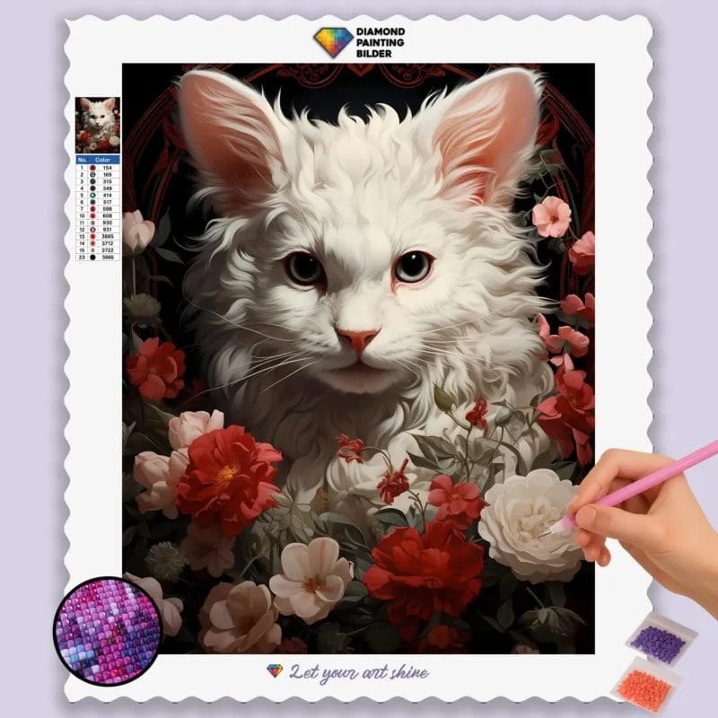 Wild White Cat