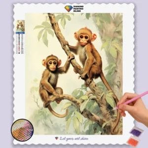 Baby Monkeys on Branch
