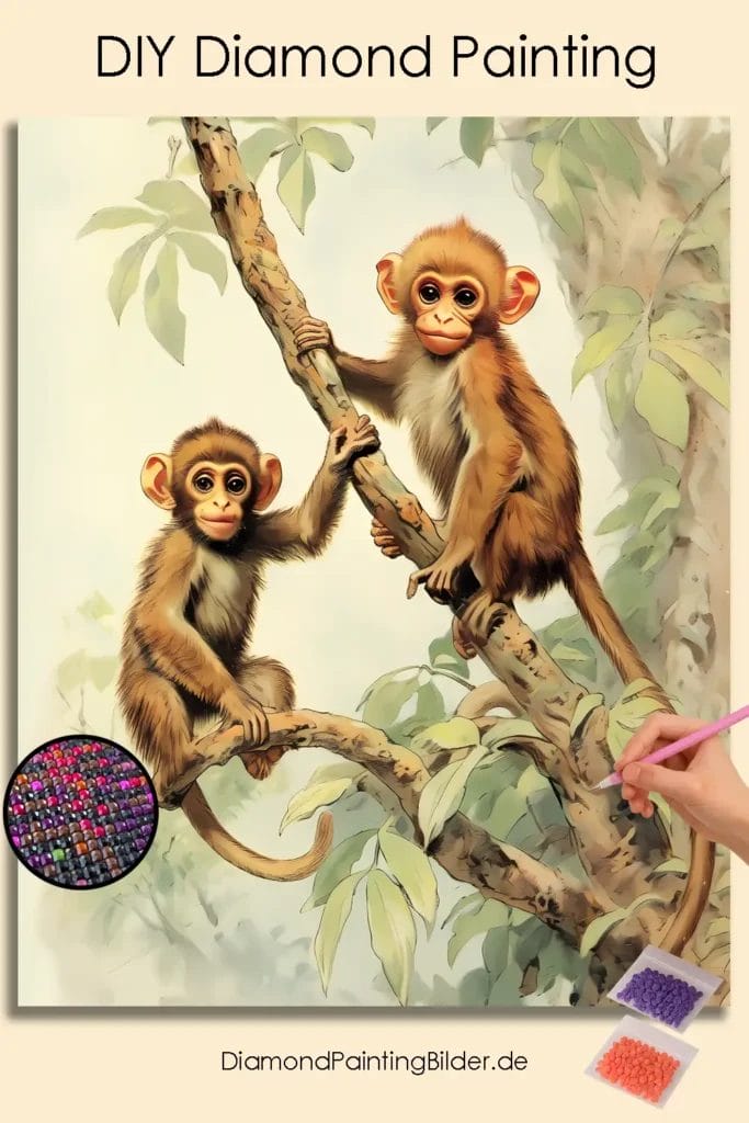Baby Monkeys on Branch