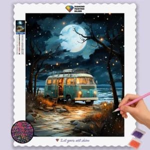 Beach Vacation in Moonlight