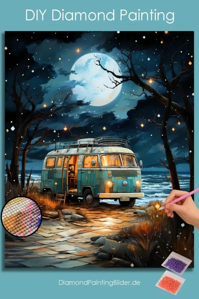 Beach Vacation in Moonlight