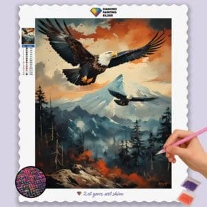 Eagle over the Mountains