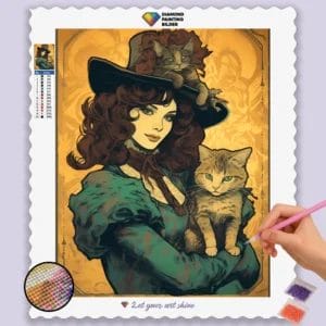Witch with Cat