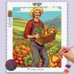 Farmer in Field