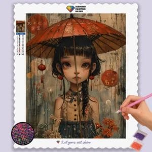 Chibi With Umbrella