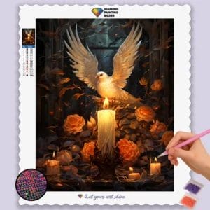 Holy Dove and Candle