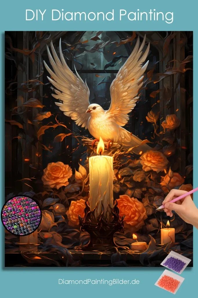 Holy Dove and Candle