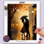 Romantic Couple in Night