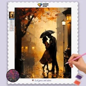 Romantic Couple in Night
