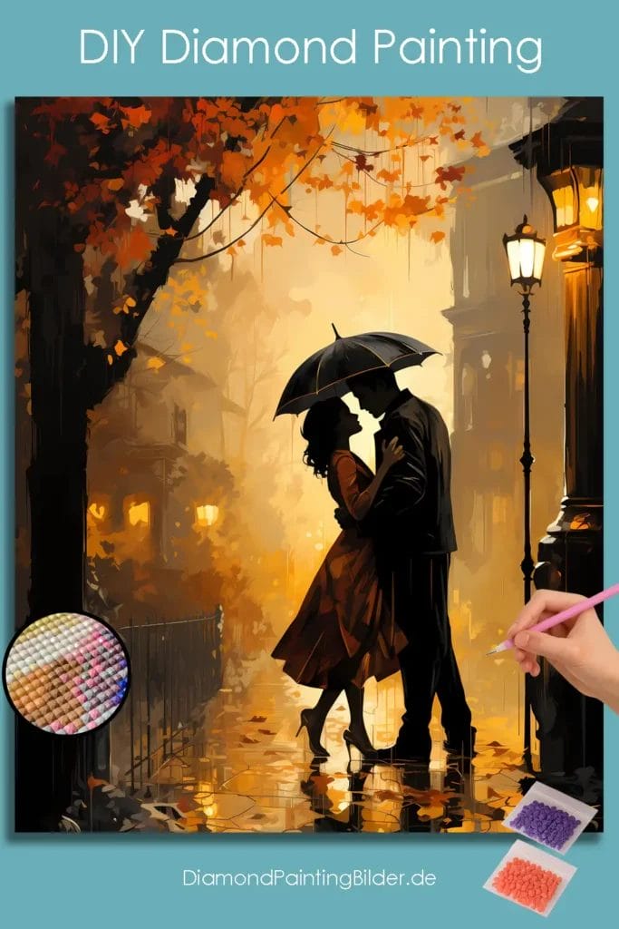 Romantic Couple in Night