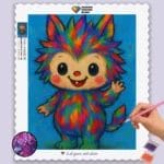 Colorful_Cartoon_Labubu doll