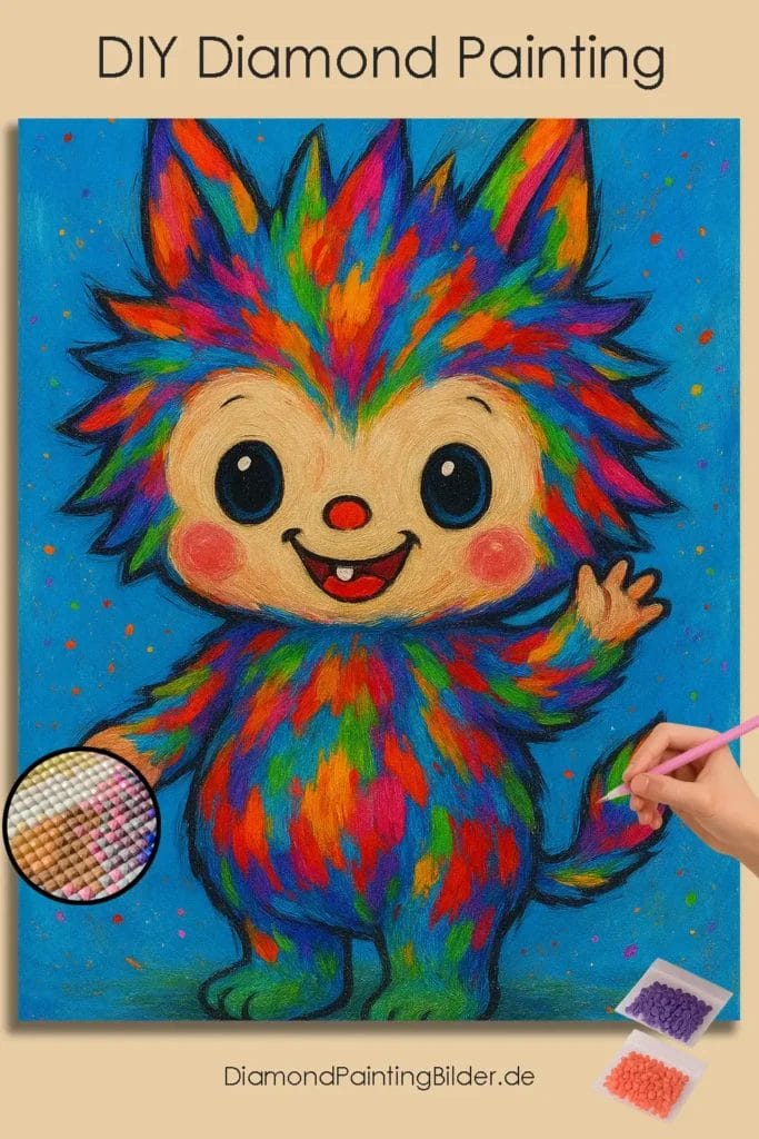 Colorful_Cartoon_Labubu doll