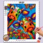 Colorful_Cows_and_Vibrant_Butterfly