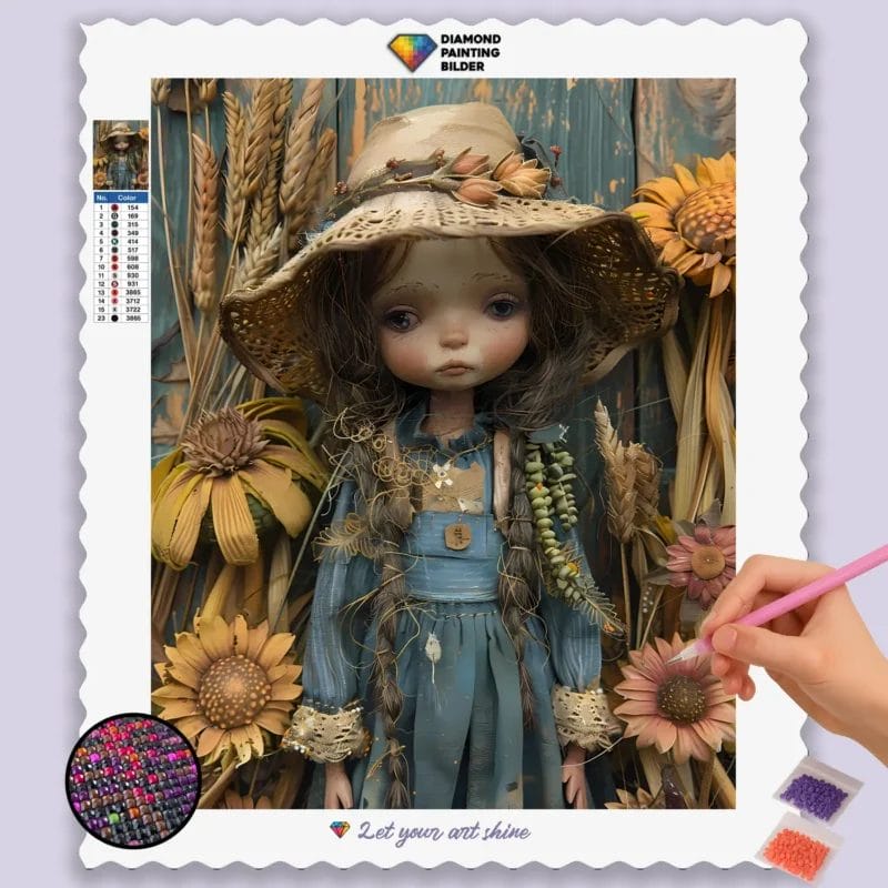 Chibi in Corn Fields
