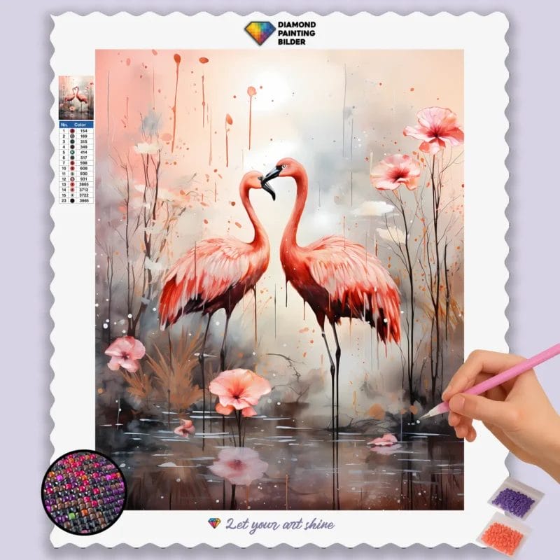 Cute Swan Couple