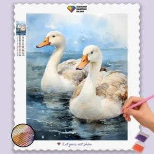 Amazing Swan Couple