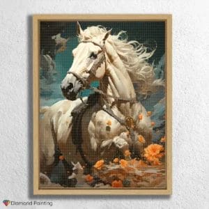 Lucky White Horse