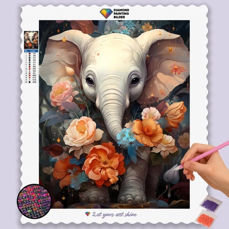 Cute Elephant Kawaii