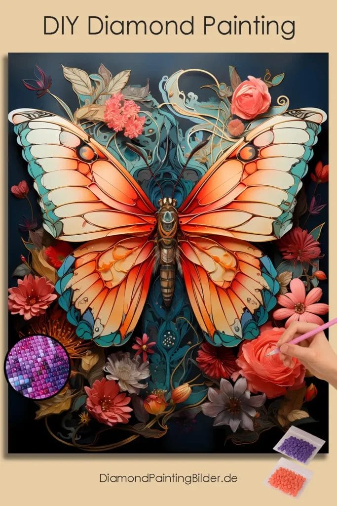 Colorful Butterfly Kawaii