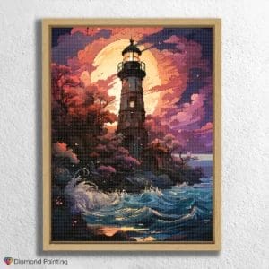 Lighthouse in Bad Weather