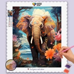 Elephant On Beach
