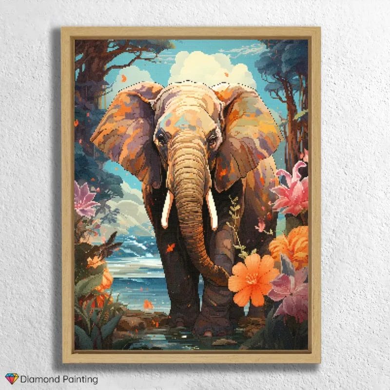 Elephant On Beach