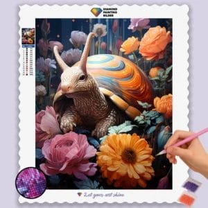 Snail and Flowers