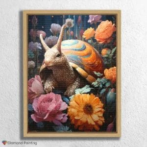 Snail and Flowers