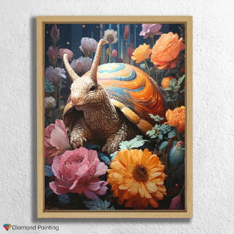 Snail and Flowers