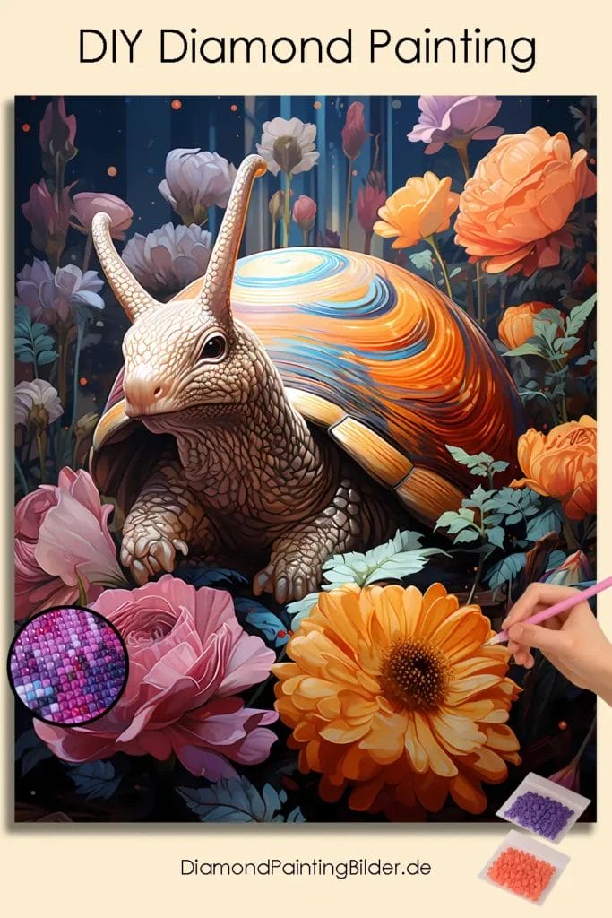 Snail and Flowers