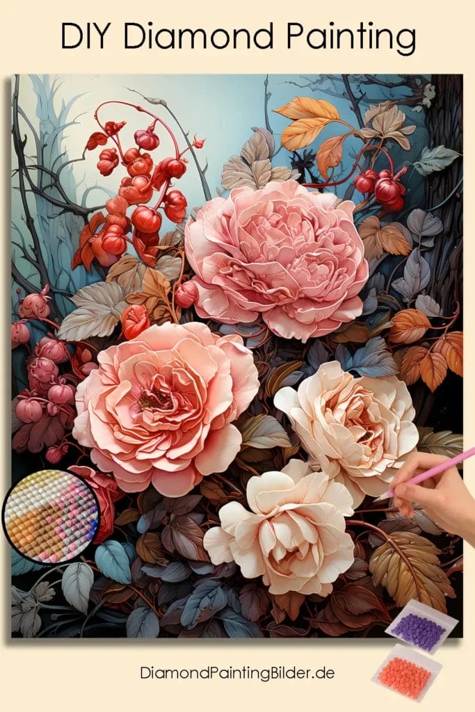 Pink Roses Autumn