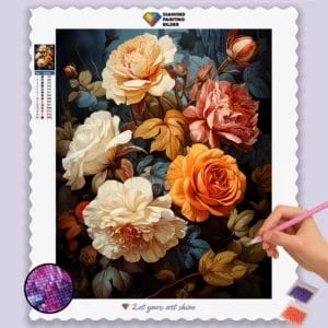 Beautiful Roses in Autumn