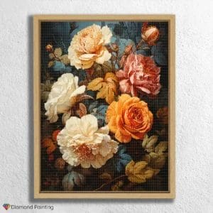 Beautiful Roses in Autumn