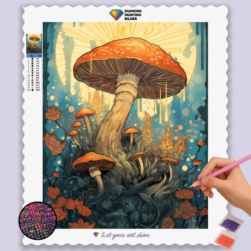 Colorful Mushrooms