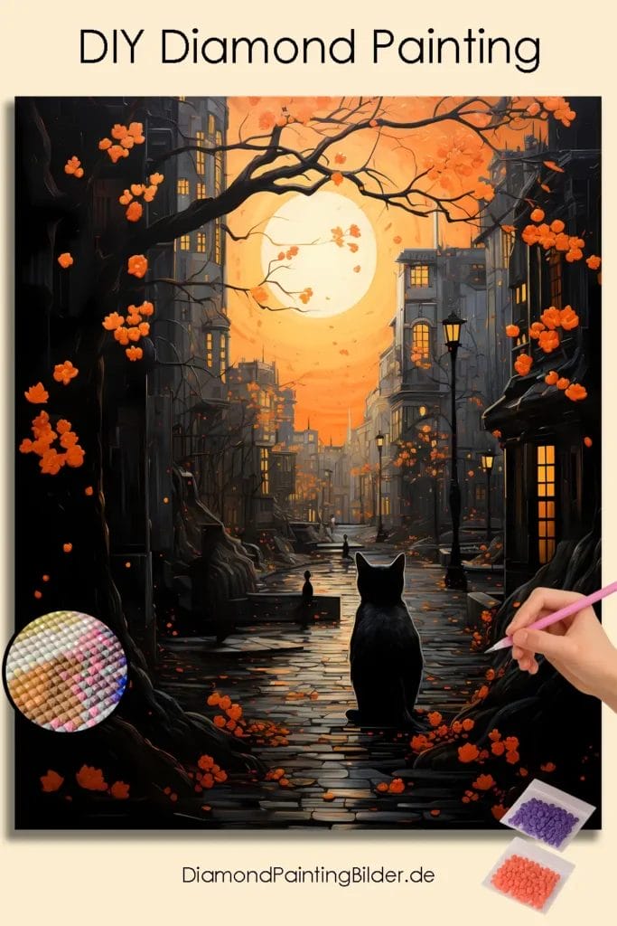 Black Cat in Spring