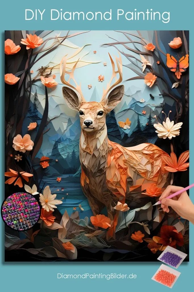 Cute Deer Spring Origami